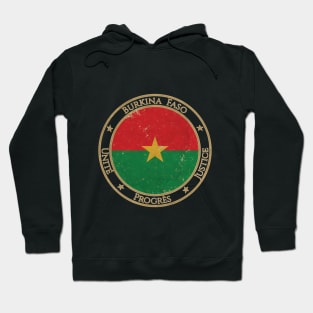 Vintage Burkina Faso Africa African Flag Hoodie